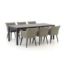 + 15% kassakorting | Manifesto Matese/Menzano 220cm dining tuinset 7-delig - Laagste prijsgarantie!