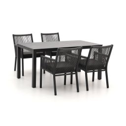 + 15% kassakorting | Manifesto Rivola/Menzano 160cm dining tuinset 5-delig - Laagste prijsgarantie!