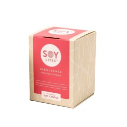 Soylites Soycandle Indulgence - Vanilla, Ginger & Grapefruit
