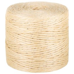 vidaXL Touw 4 mm 50 m 100% sisal