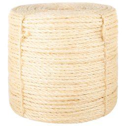 vidaXL Touw 6 mm 25 m 100% sisal