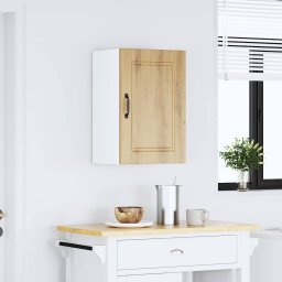 vidaXL Keukenbovenkast Porto bewerkt hout artisanaal eikenkleur