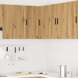 vidaXL Keuken hoekkast "Porto" bewerkt hout artisanaal eikenkleur