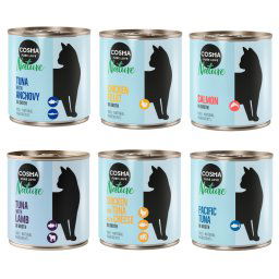 24x280g Mix 2 (6 Smaken) Cosma Nature Kattenvoer