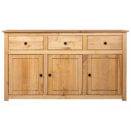 vidaXL Dressoir Panama Range 135x40x80 cm massief grenenhout