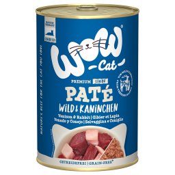 6x400g WOW Cat Senior Wild & Konijn natvoer voor katten