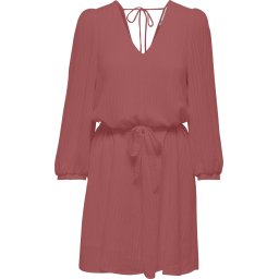 ONLY Maat S ONLEMMA 3/4 V-NECK DRESS WVN Dames Jurk