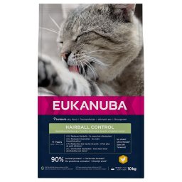 2x10kg Hairball Control Adult Eukanuba Kattenvoer