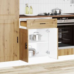 vidaXL Onderkast "Porto" bewerkt hout artisanaal eikenkleur