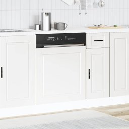 vidaXL Vaatwaspaneel Porto 60x1,5x57 cm bewerkt hout wit