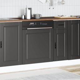 vidaXL Vaatwaspaneel Porto 60x1,5x57 cm bewerkt hout zwart