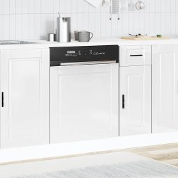 vidaXL Vaatwaspaneel Porto 60x1,5x57 cm bewerkt hout hoogglans wit