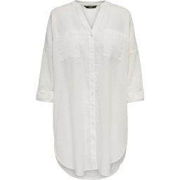 ONLY Maat M/L ONLAPELDOORN SOLID V-NECK L/S SHIRT NOOS Dames Blouse