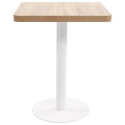 vidaXL Bistrotafel 60x60 cm MDF lichtbruin