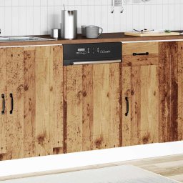 vidaXL Vaatwaspaneel Kalmar 45x1,5x57 cm bewerkt hout oud houtkleurig
