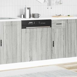 vidaXL Vaatwaspaneel Porto 60x1,5x57cm bewerkt hout grijs sonoma eiken