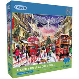 Regent Street at Christmas Puzzel (500 XL stukjes)