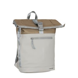 New Rebels Ferron New York Rolltop Rugzak 16L - Rolltop Werktas / Schooltas Laptop Rugtas Grijs