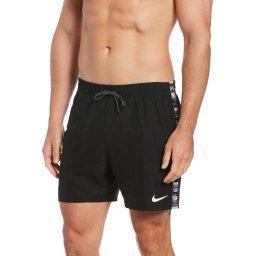Nike - Maat S - Swim Logo Tape 5" Volley Heren Zwembroek