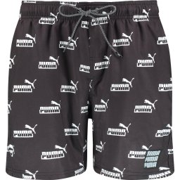 PUMA Maat S SWIM MEN NO.1 LOGO AOP MID SHORTS 1P