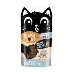 60g Lucky Lou Krunchy Krisps Melk kattensnacks