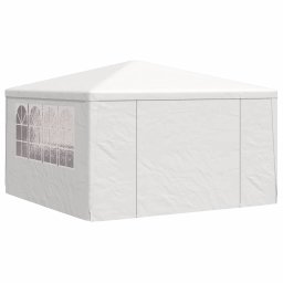 vidaXL Partytent met zijwanden professioneel 90 g/m² 4x4 m wit