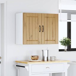 vidaXL Keukenbovenkast Lucca bewerkt hout artisanaal eikenkleur