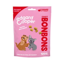 3x120g Edgard & Cooper Bonbecs Puppy Eend & Kip - Hondensnoepjes