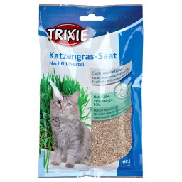 3x100g Trixie Kattengraszaad Navulzak