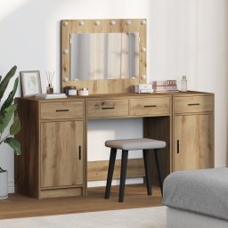 vidaXL Plafondtafel 3 st Bruin 78,5 x 41 x 135 cm Bewerkt hout