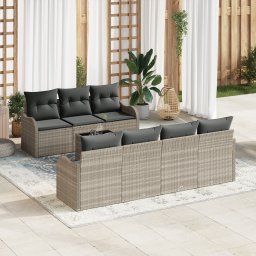 vidaXL Tuin Sofa Set 8 st 7-Aantal zitplaatsen