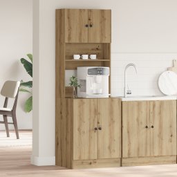 vidaXL Keukenbuffet Artisan Eiken 60 x 50 x 180 cm