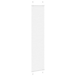 vidaXL Plissé rolgordijn 45x200 cm stofbreedte 44,4 cm polyester wit