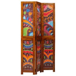 vidaXL Kamerverdeler Honingbruin 105 x 1,5 x 180 cm Massief Acaciahout