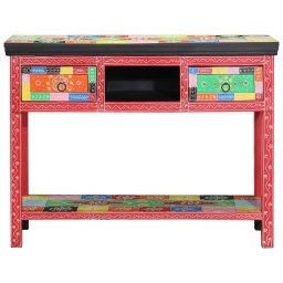 vidaXL Wandtafel met lade met opslag Multikleur 100 x 30 x 77 cm
