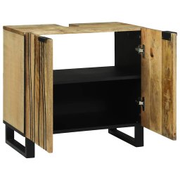 vidaXL Badkamertenk te kast Bruin 62 x 33 x 58 cm Bewerkt hout