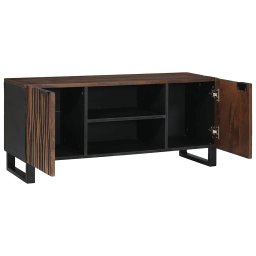 vidaXL TV Eenheden 105 x 33 x 46 cm Walnotenhout Bewerkt hout