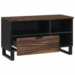 vidaXL TV Eenheden 80 x 33 x 46 cm Walnotenhout Bewerkt hout