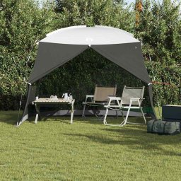 vidaXL Muskietentent Grijs 320 x 320 x 218 cm Polyester en Glasvezel