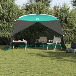 vidaXL Muskietentent met dak Zeegroen 380 x 380 x 225 cm