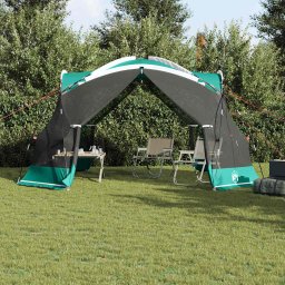 vidaXL Muskietentent met dak Zeegroen 434 x 434 x 230 cm