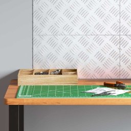 vidaXL Trapmatten 4 st 40 x 20 cm Zilver Aluminium Rechthoekig