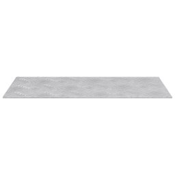 vidaXL Trap Tread Rechthoekig 2 pcs Zilver 50 x 25 cm Aluminium