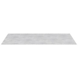 vidaXL Trapmatten 4 st 50 x 30 cm Zilver Aluminium Rechthoekig