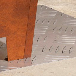 vidaXL Trapmatten 2 st 40 x 40 cm Zilver Aluminium Vierkant