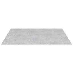 vidaXL Trapmatten 4 st 40 x 40 cm Zilver Aluminium Vierkant