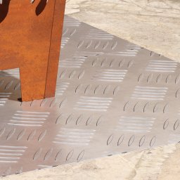 vidaXL Trap Tread Rechthoekig 2 pcs Zilver 80 x 40 cm Aluminium