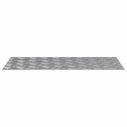 vidaXL Trapmatten 4 st 90 x 40 cm Zilver Aluminium Rechthoekig