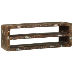 vidaXL TV-kast Multikleur 100 x 32 x 36 cm Massief gerecycled hout
