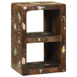 vidaXL TV-kast Multikleur 36 x 30 x 54 cm Massief gerecycled hout